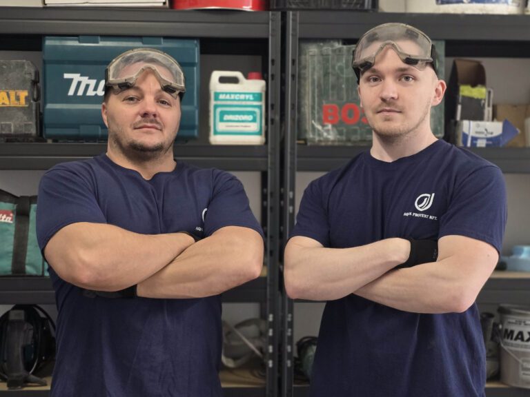 Utólagos falszigetelés referencia munka – Aqua Protekt Kft.